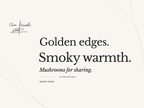 Garlic Mushrooms with Smoked Paprika: A Warm Tapa for the Table — Casa Manolo