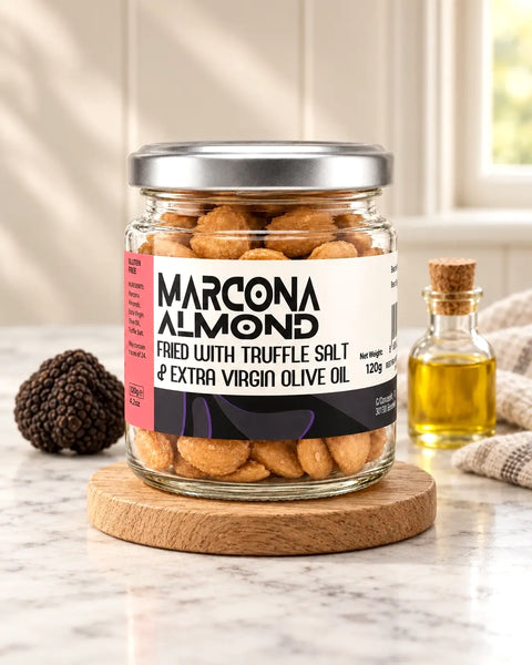 Fried Marcona Almonds with Truffle Salt & EVOO - 120g