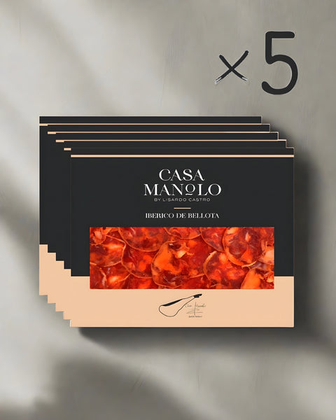 Iberico Bellota Chorizo Slices (5x Saving Pack)
