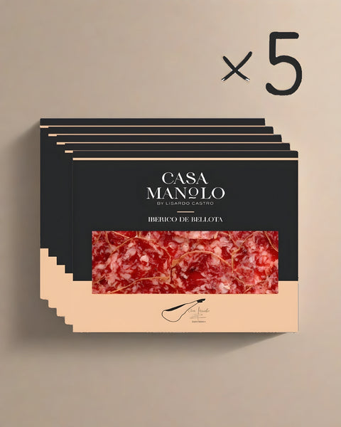 Iberico Bellota Salchichon Slices (5x Saving Pack)