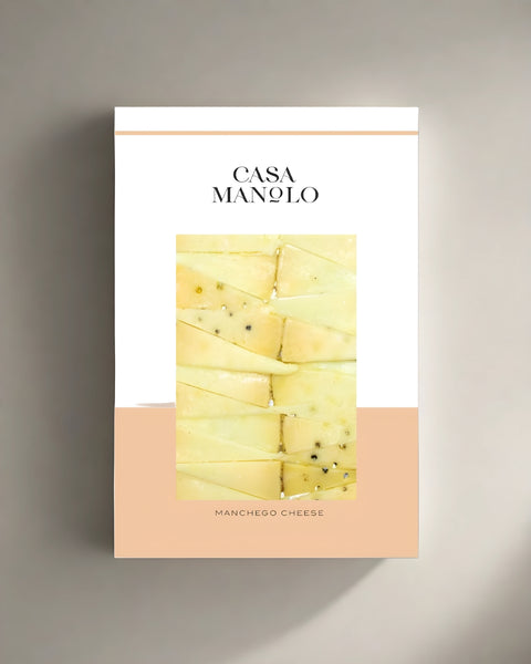 Manchego Cheese With Black Truffle Slices