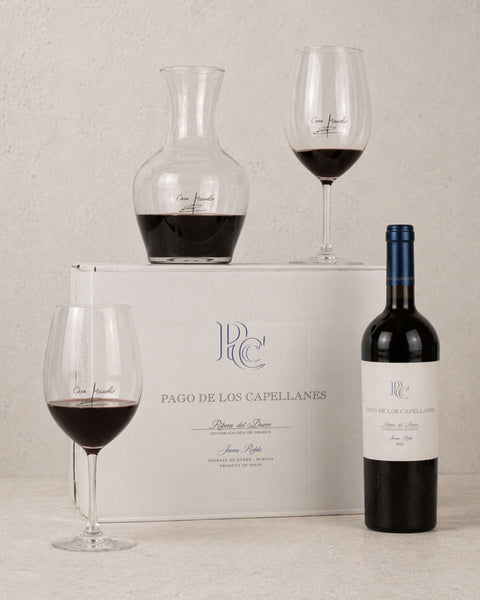 Pago de los Capellanes Wine Box - 6 Bottles from Casa Manolo, Spanish wine selection presented for gifting or pairing