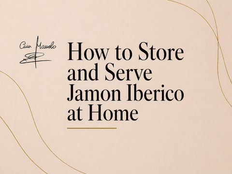 How to Store and Serve Jamon Iberico at Home