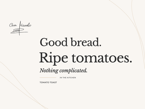 Pan con Tomate at Home: A Simple Tomato Toast for Your Spanish Table — Casa Manolo