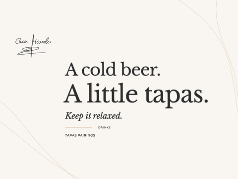 Spanish Beer and Tapas: Four Easy Pairings for a Relaxed Evening — Casa Manolo