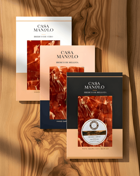 spanish iberico ham pata negra bellota and cebo casa manolo uk