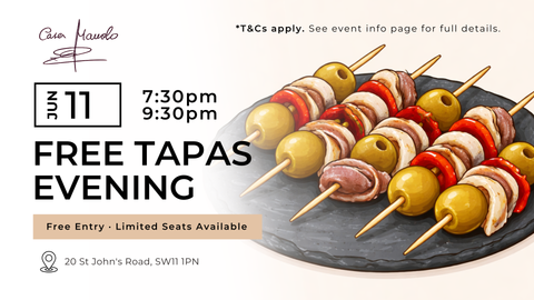 Free Tapas Evening · Clapham Junction · June 11