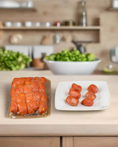 artisan spanish spicy mini chorizo sausages pack casa manolo uk