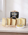 Artisan Manchego Cheese Set from Casa Manolo, aged Spanish cheese prepared for serving and gifting