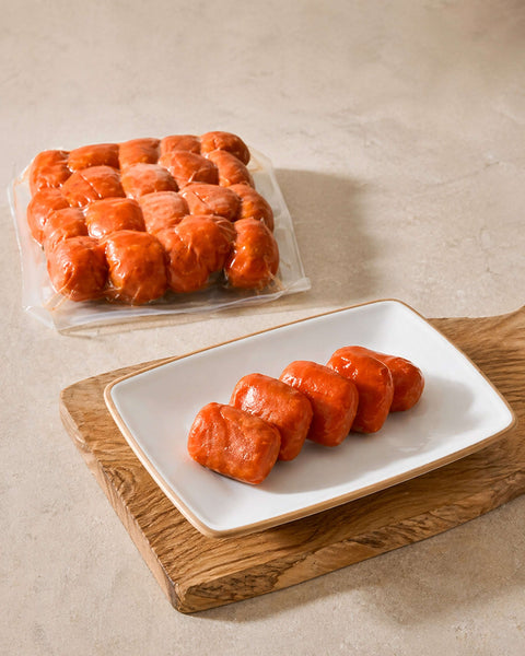 Artisan Spicy Mini Chorizo (20 Pieces) from Casa Manolo, Spanish charcuterie ready for tapas boards and sharing