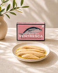 Cantabrian Tuna Belly in Olive Oil from Casa Manolo, Spanish deli product for tapas boards or pairings