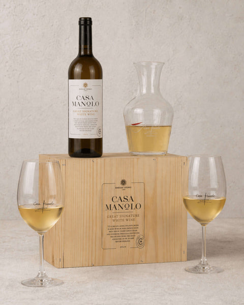 Casa Manolo Wine Box - 12 Bottles from Casa Manolo, Spanish wine selection presented for gifting or pairing
