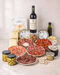 Iberian Tapas Feast Set - Ribera del Duero Wine from Casa Manolo, premium Spanish food gift set for hosting or gifting
