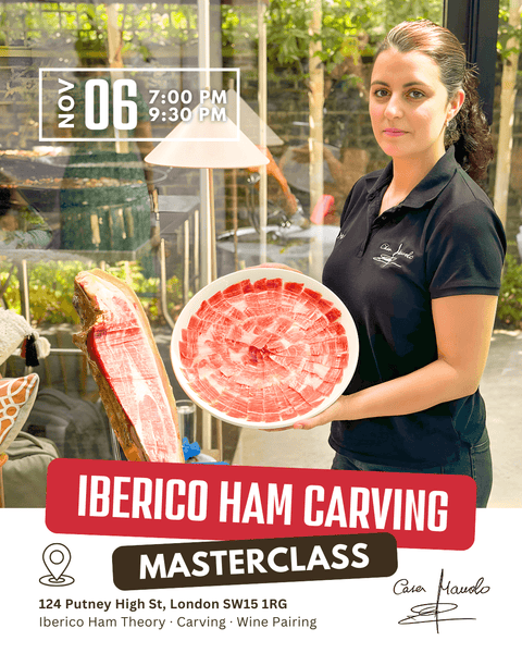 iberico ham carving and tasting masterclass casa manolo putney november 6