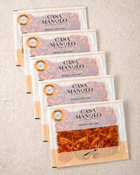 Iberico Cebo Chorizo Slices – 5 Pack