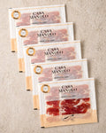 Iberico Cebo Ham - 5 Pack from Casa Manolo, premium Spanish food gift set for hosting or gifting