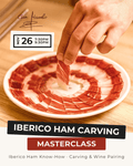 Iberico Ham Carving & Tasting Masterclass - November 26 from Casa Manolo, Spanish food experience and tasting event
