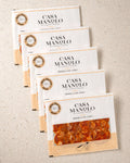 Iberico Spicy Chorizo - 5 Pack from Casa Manolo, premium Spanish food gift set for hosting or gifting