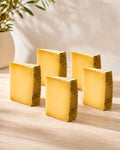 Manchego Cheese Saving Pack - Extra-Matured Wedges - 5 Pack from Casa Manolo, aged Spanish cheese prepared for serving and gifting