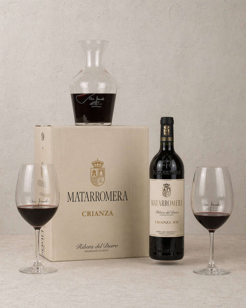 Matarromera Wine Box - 6 Bottles from Casa Manolo, Spanish wine selection presented for gifting or pairing