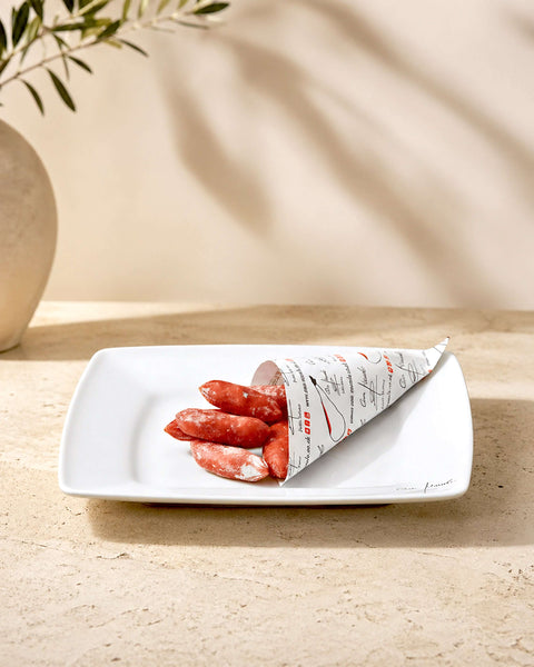 Mini Fuet Nibble-Sized from Casa Manolo, Spanish charcuterie ready for tapas boards and sharing