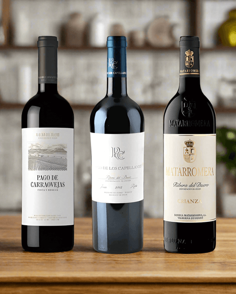 Ribera wine collection with Pago de Carraovejas, Capellanes & Matarromera