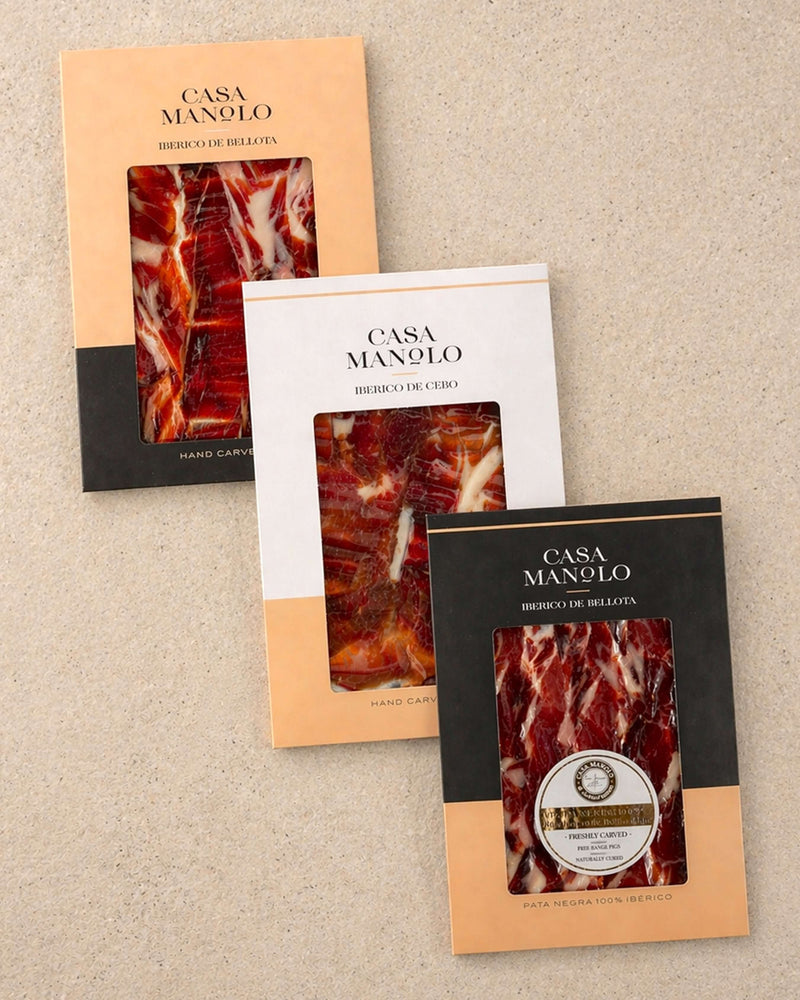 Triple Crown Iberico Ham - Pata Negra, Bellota & Cebo